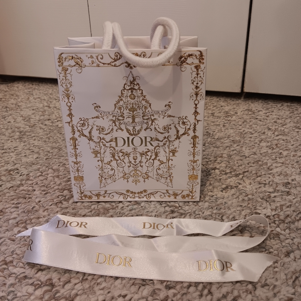 Dior Limited Edition Shopping Bag & Ribbon